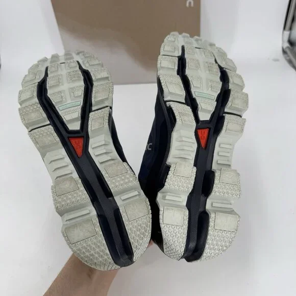 On Running Women's Cloudventure Waterproof Trail Running Shoes sz 9 Denim/Midngh - Picture 10 of 11